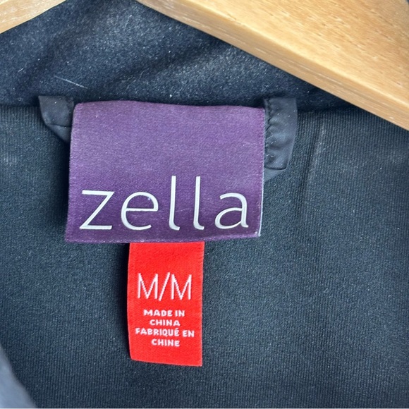 EUC Zella Women’s Metro Black Vest Stretch Vest Full Zip with zip pockets Sz M - Picture 6 of 12